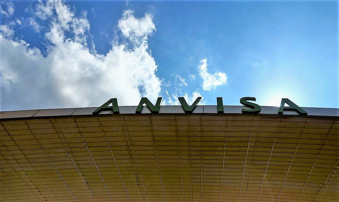 Fachada do edifício sede da Agência Nacional de Vigilância Sanitária (Anvisa).