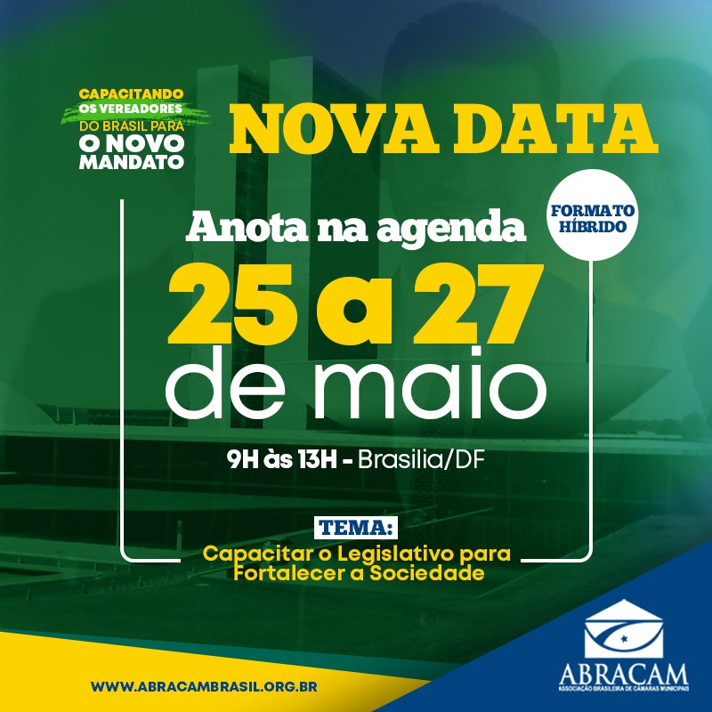 Seminário:Capacitando os Vereadores do Brasil para um Novo Mandato (formato híbrido)