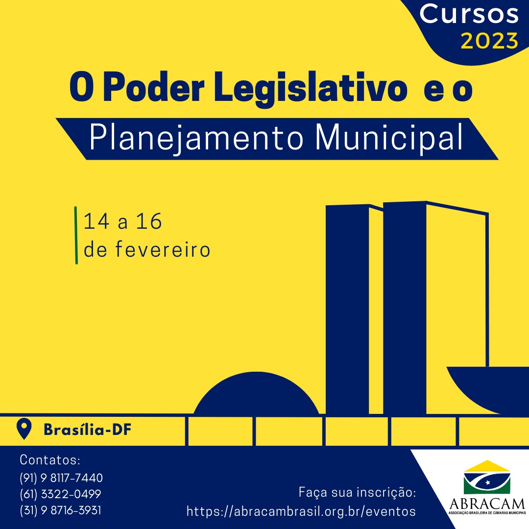 O Poder Legislativo e o Planejamento Municipal