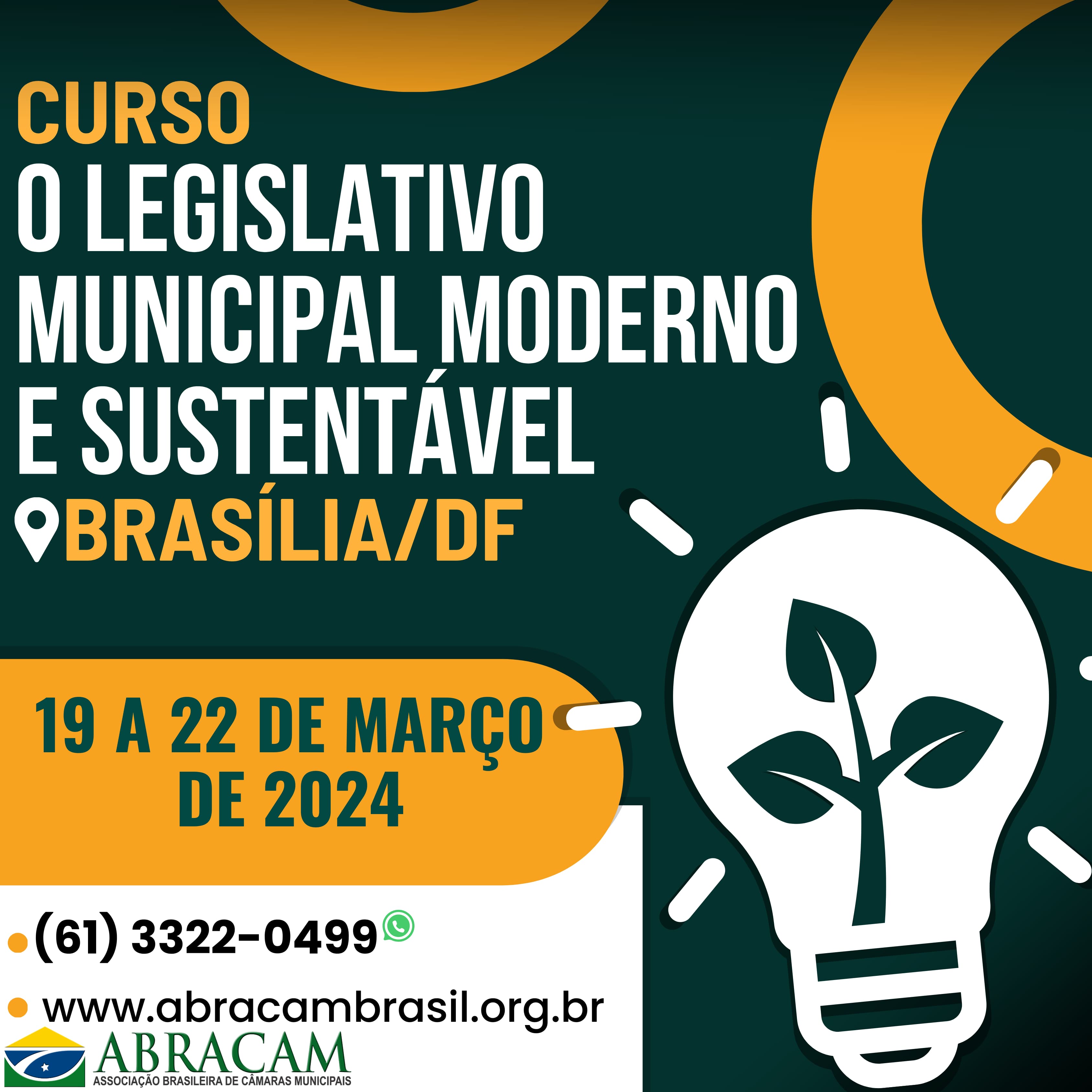 Curso: O Legislativo Municipal Moderno e Sustentável