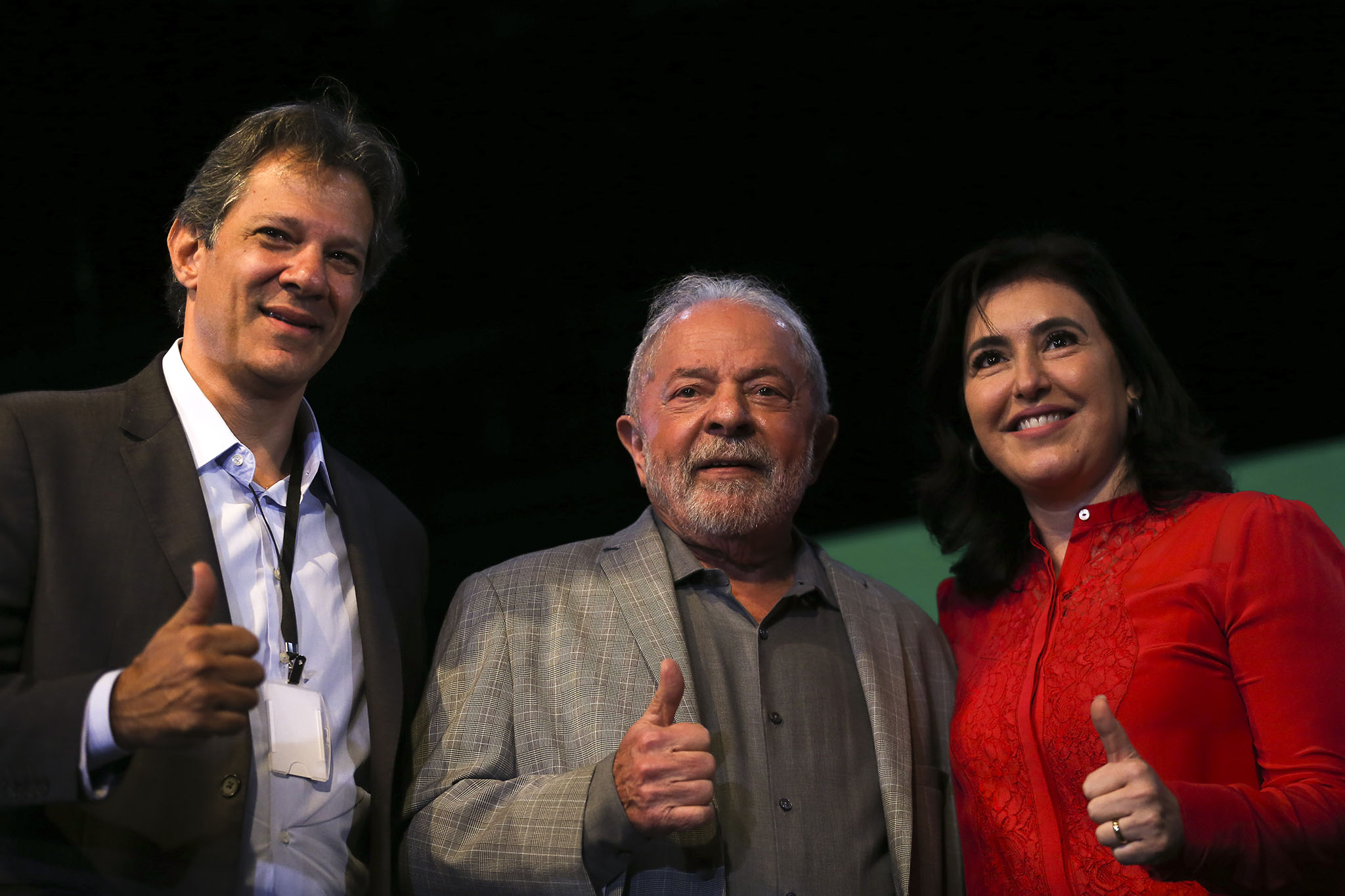 Presidente eleito Luiz Inácio Lula da Silva faz pronunciamento em Brasília