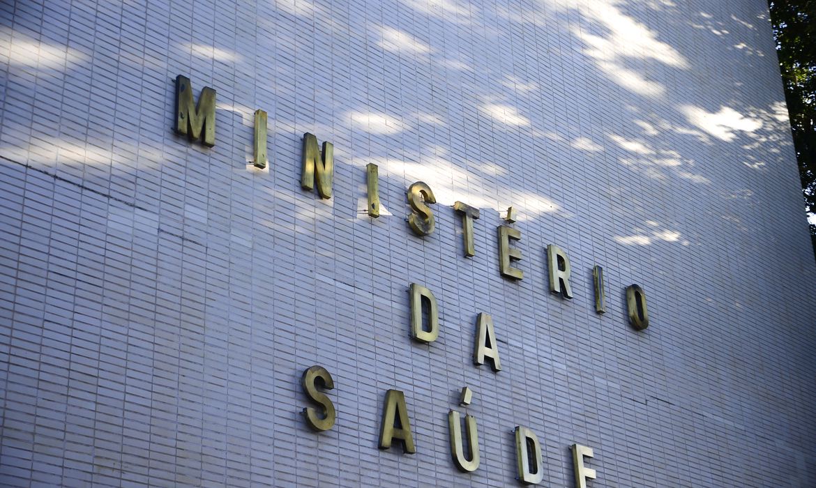 Fachada do Ministério da Saúde na Esplanada dos Ministérios 